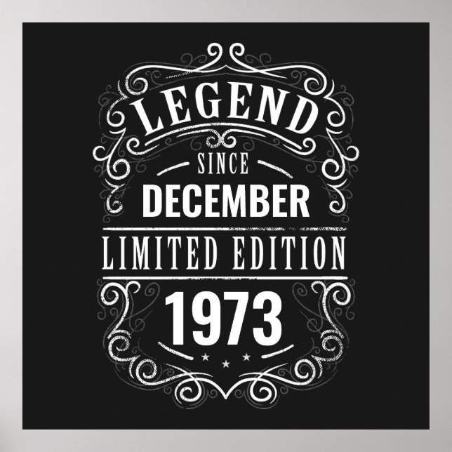 Legende seit kundenspezifisch poster (Vorne)