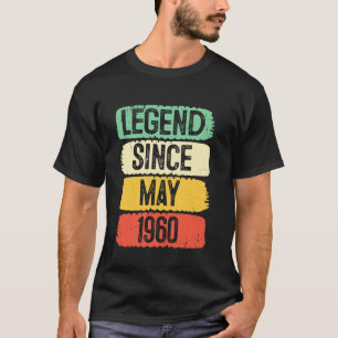Legende Seit Mai 1960 65 Jahre alte Frauen Männer T-Shirt