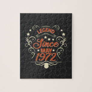 Legende seit Mai 1972. Sprüche zum 50. Geburtstag Puzzle