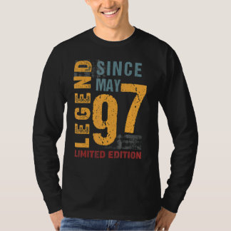 Legende seit Mai 1997 für 25 Jahre alt 25. T-Shirt