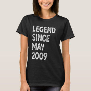 Legende Seit Mai 2009 16. Geburtstag Jungen Mädche T-Shirt