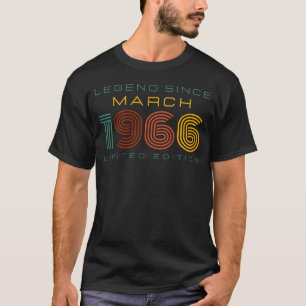 Legende Seit März 1966, limitiertes Herren-T-Shirt T-Shirt