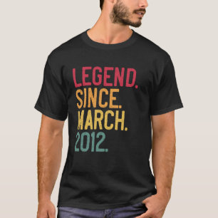 Legende seit März 2012 13. Geburtstag Retro - 13 J T-Shirt