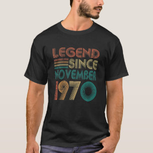 Legende seit November 1970 Geschenk 50. Geburtstag T-Shirt