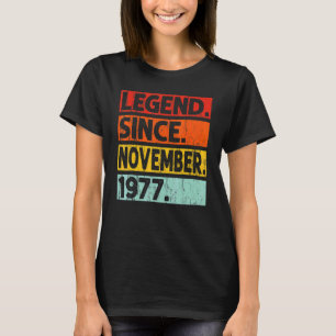 Legende seit November 1977 45. Geburtstag Vintage T-Shirt
