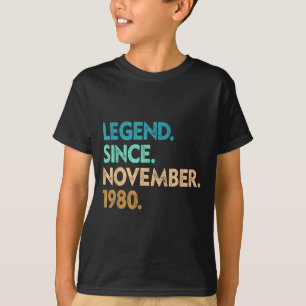 Legende seit November 1980 Bekleidung T-Shirt