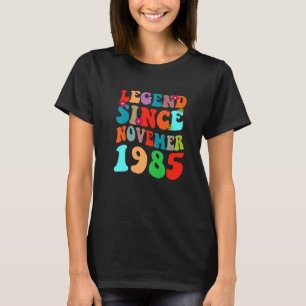 Legende seit November 1985 Vintage Geburtstag Retr T-Shirt