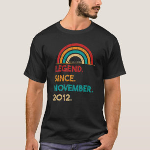 Legende seit November 2012 10. Geburtstag Geboren T-Shirt