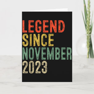 Legende seit November 2023 2. Geburtstag 2 Jahre a Karte