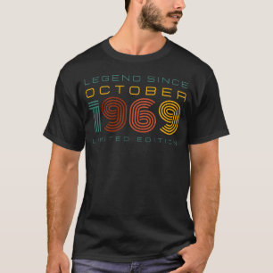 Legende Seit Oktober 1969, limitiertes Herren- T-Shirt