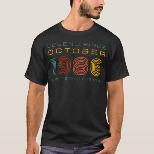 Legende seit Oktober 1986, limitiertes Herren- T-Shirt