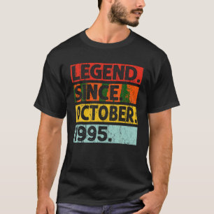 Legende seit Oktober 1995 Vintage Oktober 1995 Geb T-Shirt