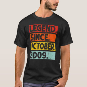 Legende seit Oktober 2009 13. Geburtstag 13 Jahre T-Shirt