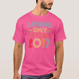 Legende seit Oktober 2017 5 Jahre alt 5. Geburtsta T-Shirt