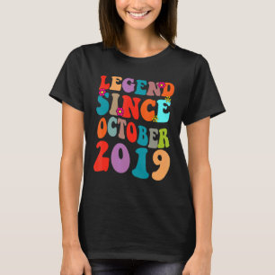 Legende seit Oktober 2019 Vintage Geburtstag Retro T-Shirt