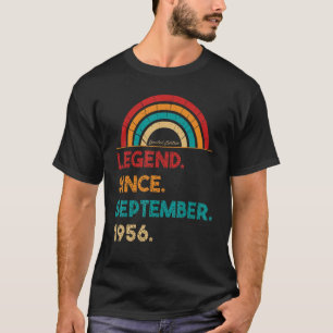 Legende seit September 1956 66. Geburtstag Geboren T-Shirt