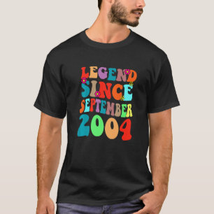 Legende seit September 2004 Vintage Geburtstag Ret T-Shirt