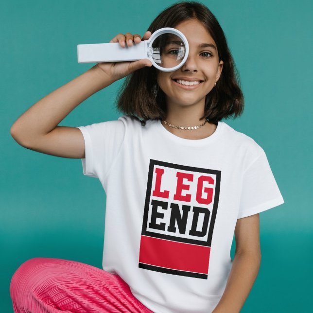Legende T-Shirt (legend typography kids tshirt)