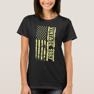 Legende Vintage US-Flagge Seit 1967 Für Männer Fra T-Shirt