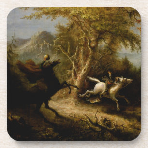 Legende vom kopflosen Reiter Halloween Geist Getränkeuntersetzer