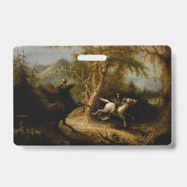 Legende von Headless Horseman Halloween Ghost Ausweis