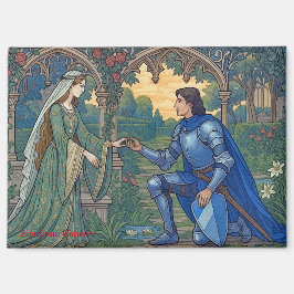 Legende von Lancelot und Guinevere Magnet