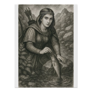 Legende von Mathilde und der Forelle von Orval, Be Poster