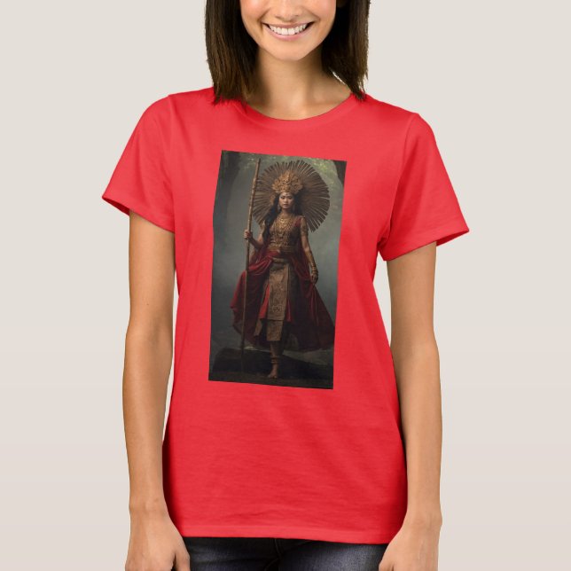 Legende von Nyai Loro Kidul - indonesische Mytholo T-Shirt (Vorderseite)