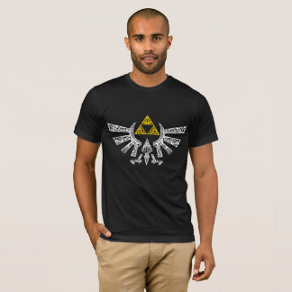 Legende von Zelda Hylian-Wappen-Ragan-Hemd T-Shirt