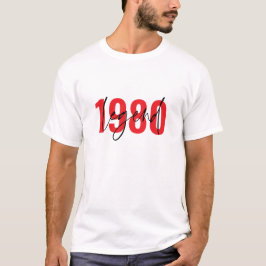 Legende zum Geburtstag Moderne minimale Typografie T-Shirt