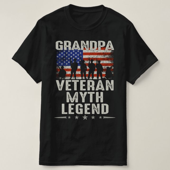 Legende zum Großveteranenmythos T-Shirt (Design vorne)