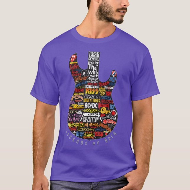 Legenden des Rock Geschenk T-Shirt (Vorderseite)