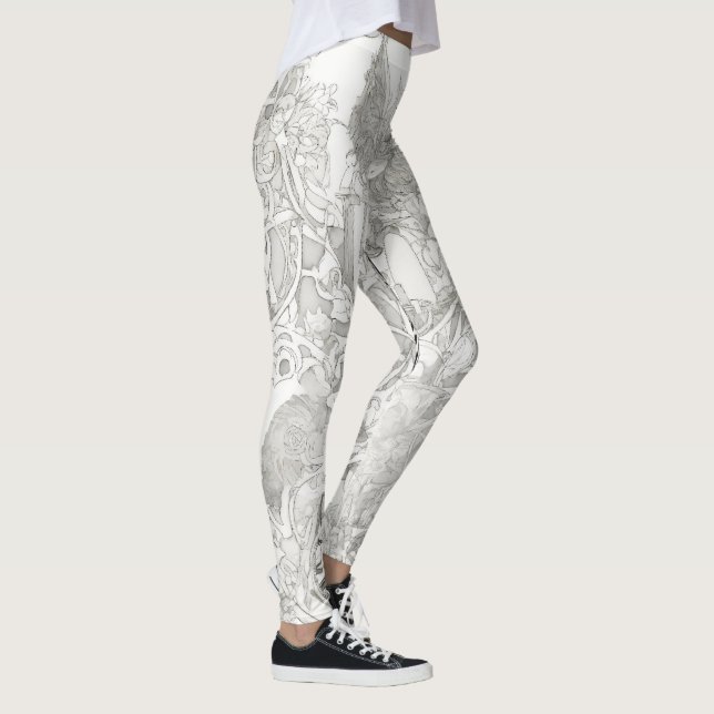 "Legenden in Leggings: Entfesseln Sie Ihren Stil m Leggings (Rechts)