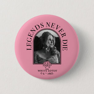 Legenden nie Die - der weiße Lotus Button