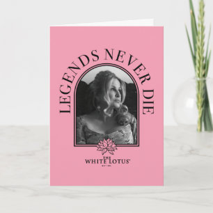 Legenden nie Die - der weiße Lotus Karte