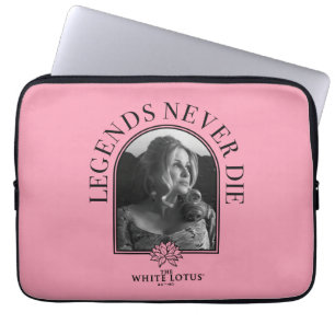 Legenden nie Die - der weiße Lotus Laptopschutzhülle