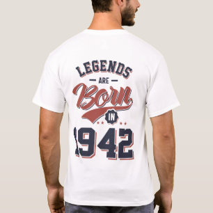 Legenden sind 1942 als Geburtstagsgeschenk Geboren T-Shirt
