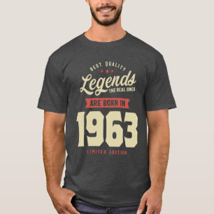 Legenden sind 1963, 60. Geburtstag, Geboren T-Shirt
