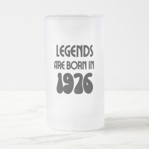 Legenden sind 1976 in Mattierter Tasse Geboren