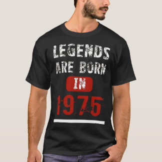 Legenden sind geborener im Jahre 1975 Geburtstag T-Shirt
