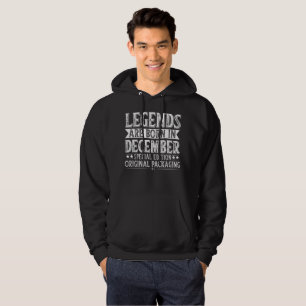 Legenden sind im Dezember Geboren Hoodie
