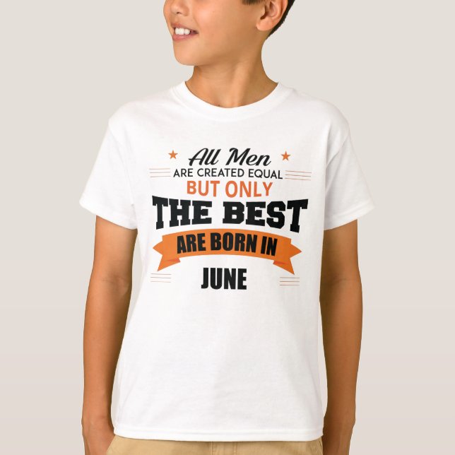 Legenden sind im Juni Geboren T-Shirt (Vorderseite)