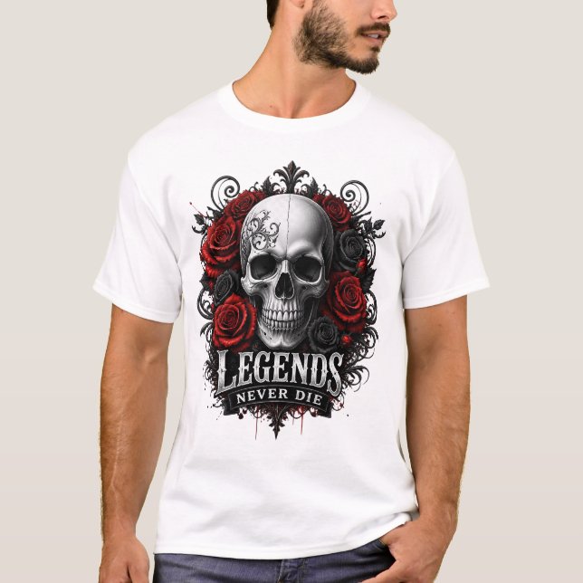 Legenden sterben nie T-Shirt (Vorderseite)