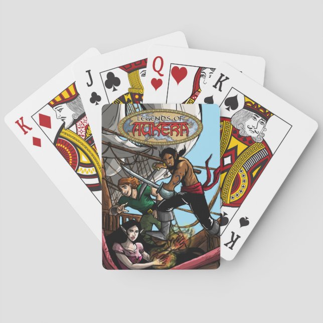 Legenden von Aukera V2 Spielkarten (Rückseite)