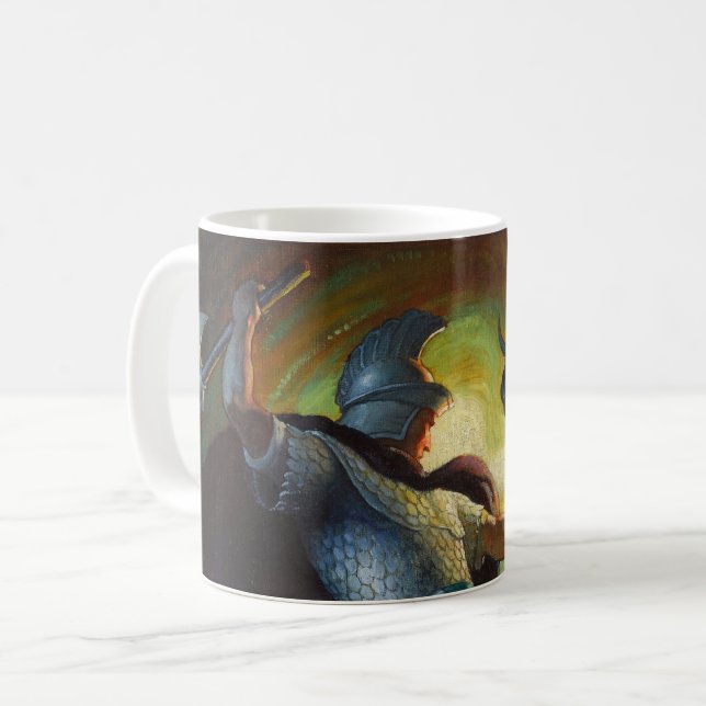 Legenden von Charlemagne von Newell Convers Wyeth Kaffeetasse (Vorderseite Links)