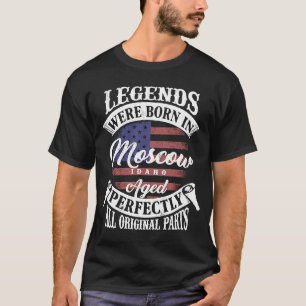 Legenden waren in Moskau Idaho Vintagen Geburtstag T-Shirt