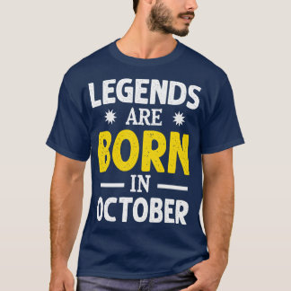 Legenden werden am 1. Oktober geboren T-Shirt