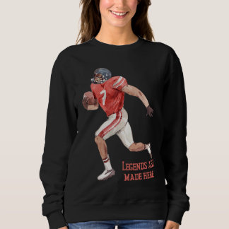 Legenden werden hier gemacht College-Football-Desi Sweatshirt