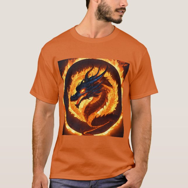 Legenden werden im Drachenfeuer geformt T-Shirt (Vorderseite)