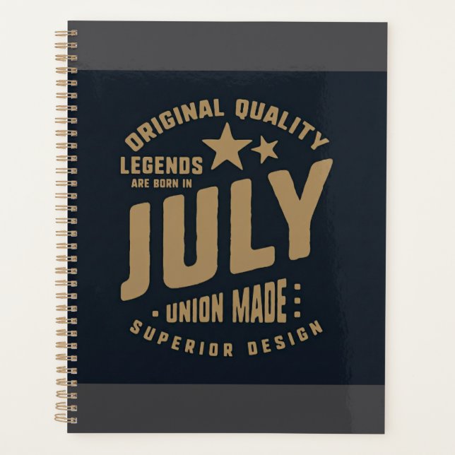 Legenden werden im Juli geboren Original Qualität Planer (Vorderseite)